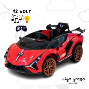 AUTO DEPORTIVO GT BATERIA 12 VOLT CON LUZ - SONIDO Y RADIO CONTROL art.56248