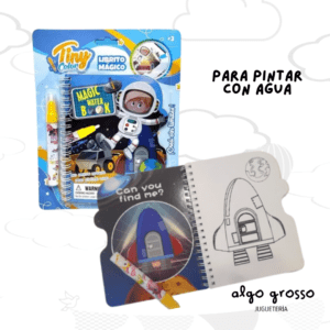LIBRO MAGICO CON AGUA ASTRONAUTA art.55506