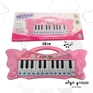 ORGANO MUSICAL A PILA PIANO MUSIC ROSA art.6622