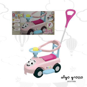 RONDI PATA PATA BABY PINK CON ARO PROTECCION BARRA ARRASTRE art.9321