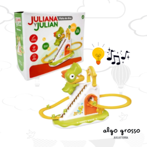 JULIANA Y JULIAN PISTA DE DINO CON LUZ Y SONIDO art.JYJ0047