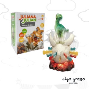 HUEVO DE DINO JULIANA Y JULIAN JUEGO DE MESA art.JYJ0046