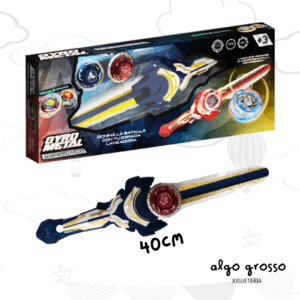 GYRO METAL TROMPOS ESPADA LANZADORA + 2 TROMPOS art.IKGYRO006