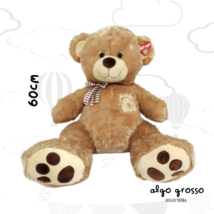 OSO CON MOÑO PATAS MARCADAS 60CM SENTADO art.6224