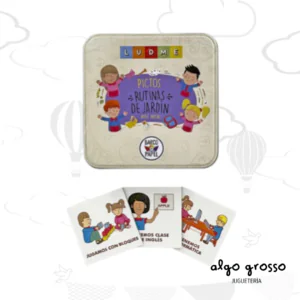 RUTINAS DE JARDIN PICTOGRAMAS EN LATA art.744
