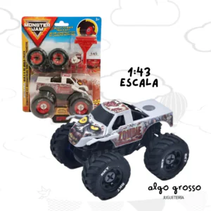 MONSTER JAM VEHICULO DE ESCALA 1:43 ZOMBIE CONSTRUCCION art.5004578