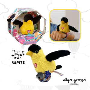 HAPPY YAPPERS ORIOL QUE REPITE CON MOVIMIENTO -  PULSERA DE PELUCHE art.IK0772