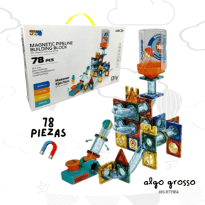BLOQUES MAGNETIC PIPELINE VITRO 78 PIEZAS art.7210