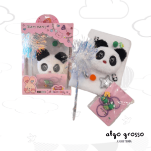 DIARIO PELUCHE OSITO CON LAPICERA Y ACCESORIOS art.7280