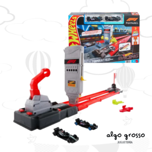 HOT WHEELS PISTA DE SALIDA F1 PISTA 1 METRO + 2AUTOS art.JKM88