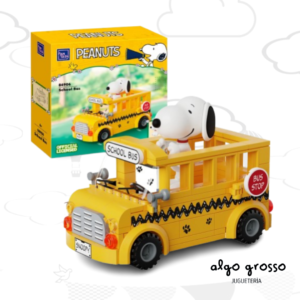 SNOOPY PANTASY SCHOOL BUS BLOQUES art.86906