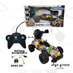 GO SPEED BLASTER AUTO A RADIO CONTROL CON CAÑON HIDROGEL art.56492