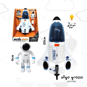 ASTRO SPACE NAVE CON LUZ Y SONIDO + ASTRONAUTA art.56317