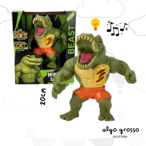 MONSTER ANIMAL COCODRILO CON SONIDO art.56354