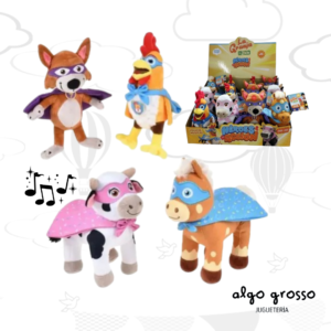 LA GRANJA DE ZENON PELUCHE SUPER DE 20CM CON SONIDO art.8042
