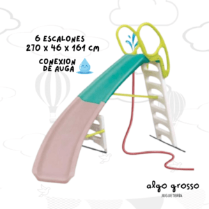 TOBOGAN IUPY CURVO GIGANT 6 ESCALONES art.229