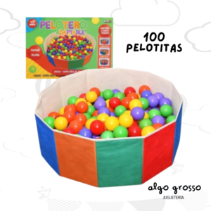 PELOTERO ADAPTABLE REDONDO +100 PELOTITAS 120CM art.FD2755120