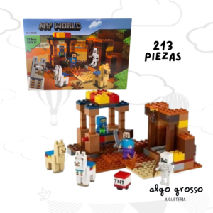 MY WORLD MINECRAFT SIMIL BLOQUES - 213 PIEZAS