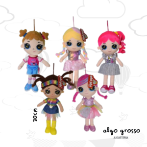 MUÑECA DE 30CM PELUCHE SOFT OJOS GRANDES art.6101