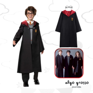 DISFRAZ HARRY POTTER CAPA y LENTES - TALLE SURTIDO