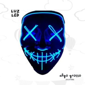 HALLOWEEN MASCARA PURGA CON LED art.MM15-22