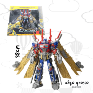 TRANSFORMER CRAZED OPTIMUS PRIMA + CAMION ACOPLADO art.BBT25