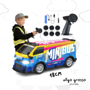 MINIVAN MINIBUS DRIFT A RADIO CONTROL - USB Y LUZ - art.BBT25/RC4