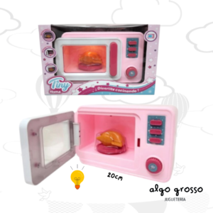 TINY HOME MICROONDAS CON LUZ Y MOVIMIENTO art.55460
