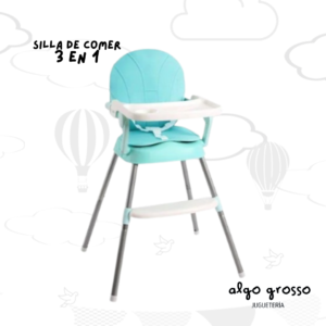 SILLA DE COMER DOHA 3EN1 VERDE DESMONTABLE art.CR978910