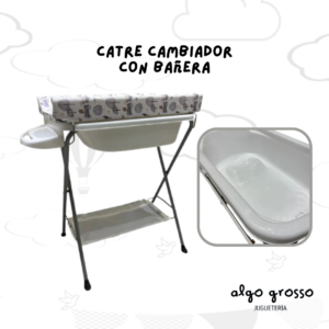 CATRE DE BAÑO DREAMS PLEGABLE CON CAMBIADOR art.AC8504