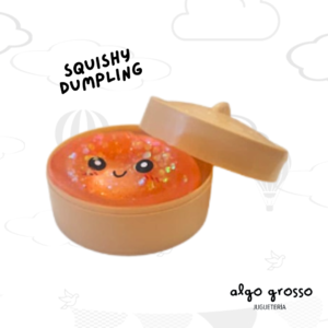 SQUISHY DUMPLINGS GLITTER SOFT MOLDEABLE art.IKSQUI18
