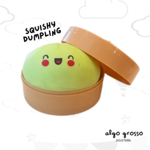 SQUISHY DUMPLINGS COLORES SORPRESA - RELLENO BLANCO art.IKSQUI16