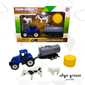 SET GRANJA THE FARM WORLD TRACTOR + ACCESORIOS art.1798A165