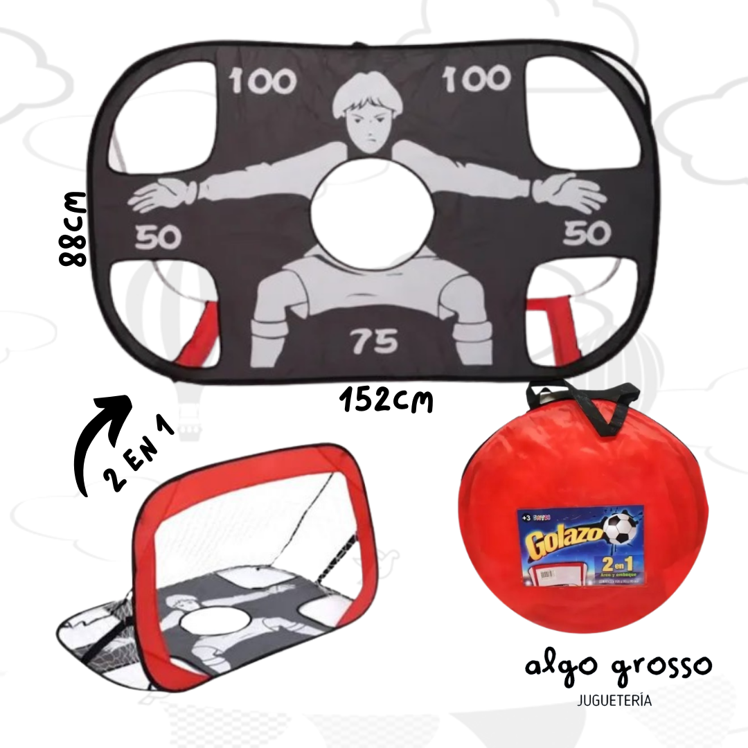 ARCO DE FUTBOL PLEGABLE GOLAZO EMBOQUE art.FD277040