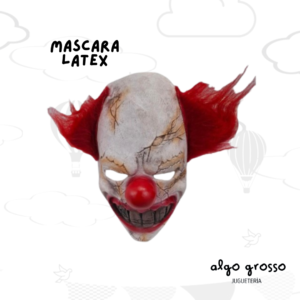 HALLOWEEN MASCARA LATEX PAYASO art.124