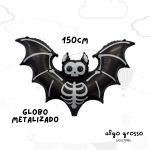 HALLOWEEN GLOBO MURCIELAGO ESQUELETO art.254