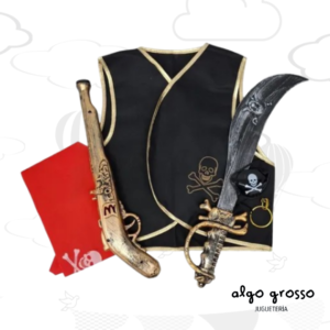 HALLOWEEN DISFRAZ PIRATA ACCESORIOS DECORACION art.282