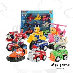 PAW PATROL 9 MINI VEHICULOS CON FIGURA "ALTERNATIVO"